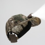 Battery Replaceable Camo Ultra Bright Head Lamp LED Hunting Cap